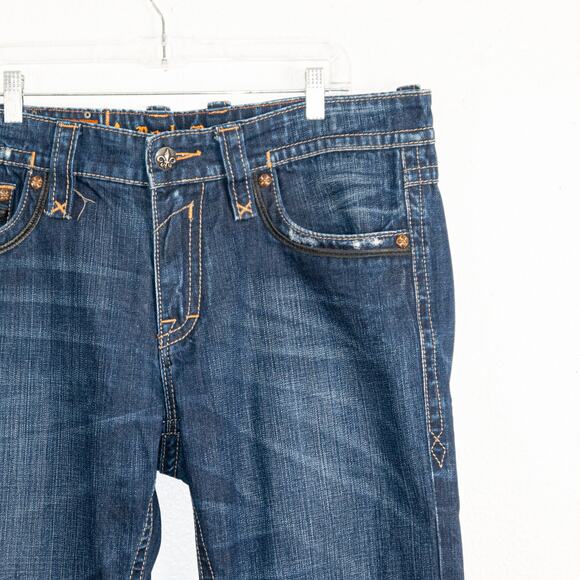 Rock Revival Men's size 36 Sid Straight Leg Denim Jeans (fit 37x31) - Picture 8 of 15